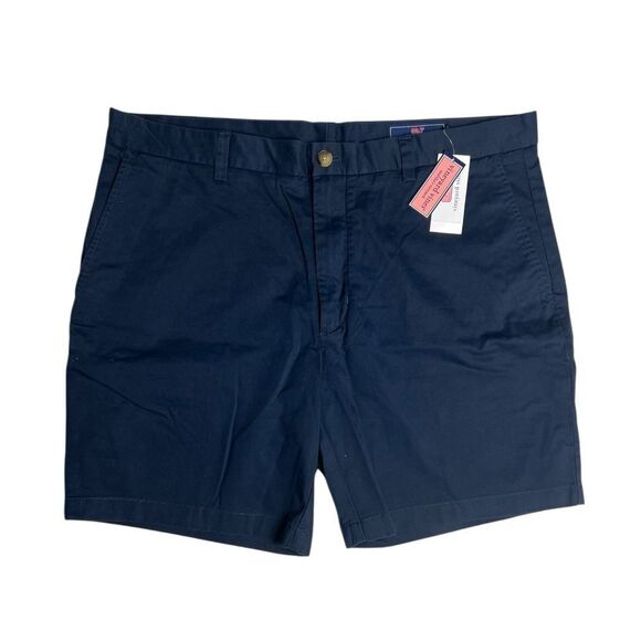 Vineyard Vines 7” Stretch Breaker Shorts Navy Blue Men’s Size 38 NWT - Picture 2 of 7